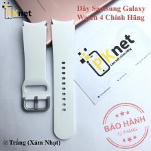 Dây silicon samsung galaxy watch 4 trắng