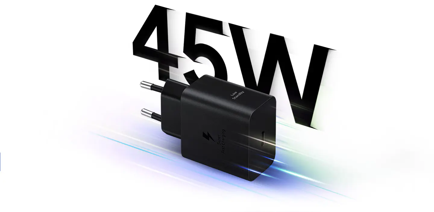 Tốc độ sạc siêu nhanh 2.0 45w